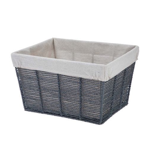 33cm X 25cm Basket With Fabric Liner