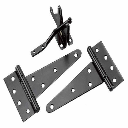 London Gate 40'' x 6' Black Aluminum Privacy Gate