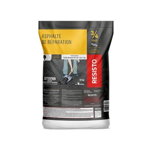Sac de réparation d’asphalte pour allée 10Kg