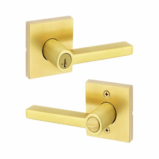 Halifax Entry Lever Satin Brass