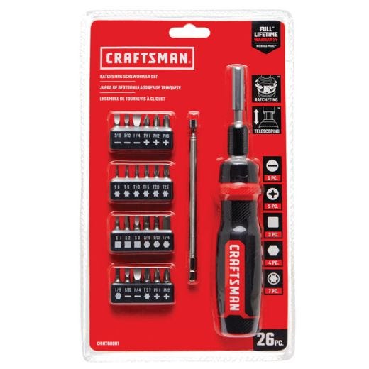 Craftsman Ratching Screwdriver Set