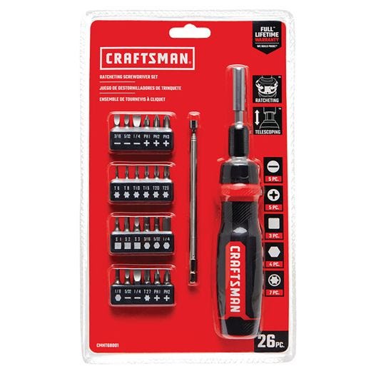 Craftsman Ratching Screwdriver Set