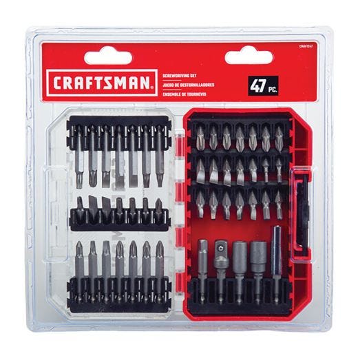 Ensemble de 47 embouts de vissage Craftsman