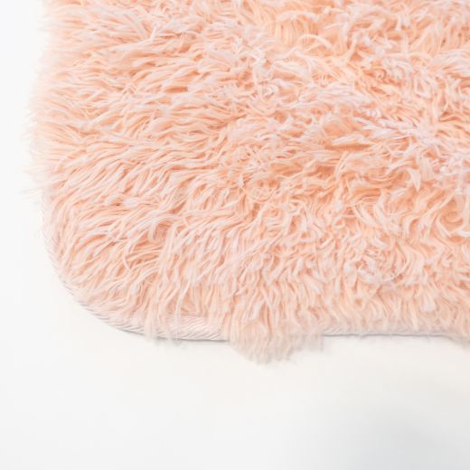 31" x 44" Flokati Accent Rug Blush