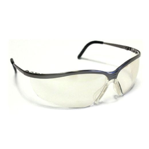 Monture en métal gris avec lentille intérieure/extérieure