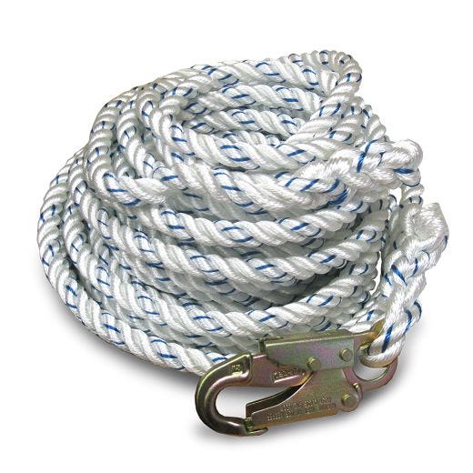 Ligne de Vie Workhorse 25’ avec Mousqueton