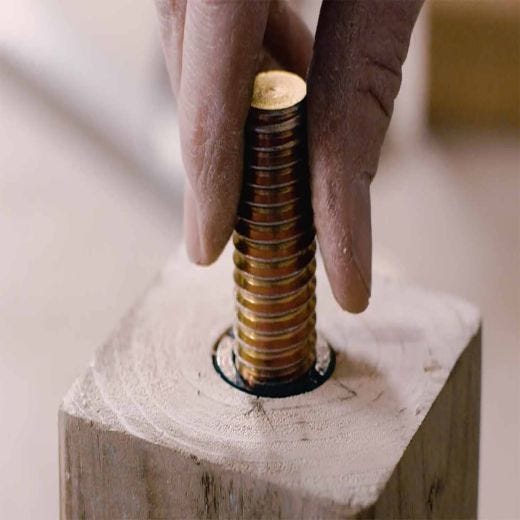 Ancrage de poteau structurel 4x4 - 3,5"x11"