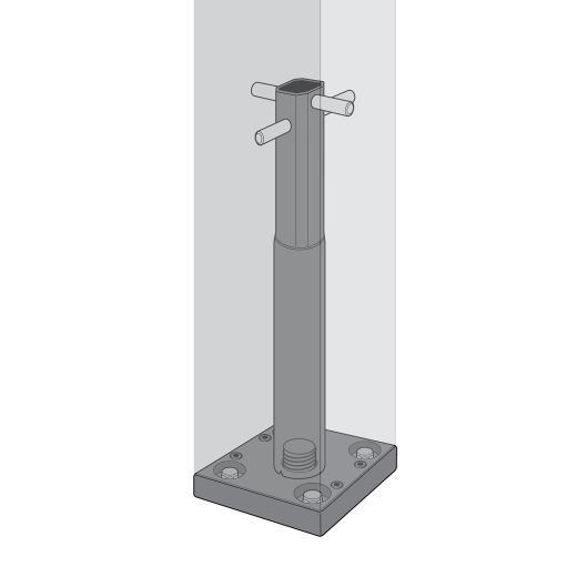 8x8 Structural Post Anchor-7.0"x11"
