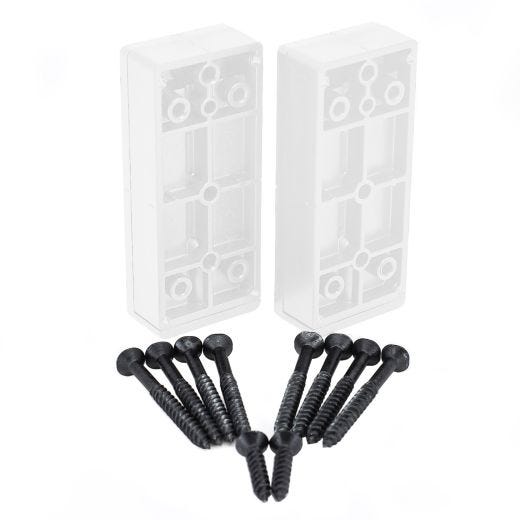 Shadow Rail 2x4 Level/White- 2/Pack