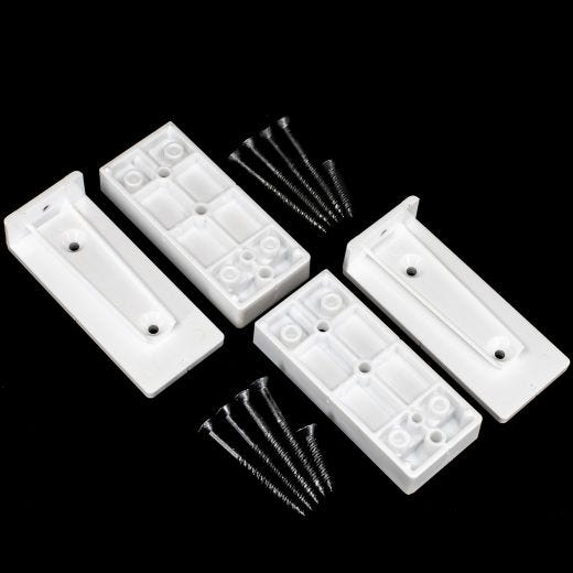 Shadow Rail 2x4 Level/White- 2/Pack