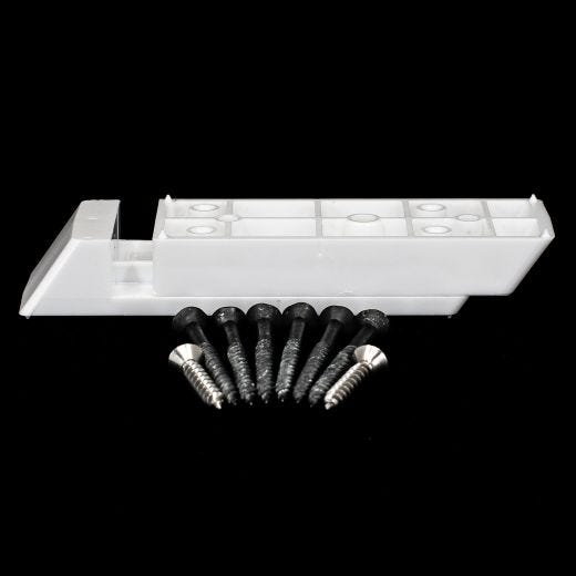 Rampe d’escalier Shadow 2x4 blanc - 2/paquet
