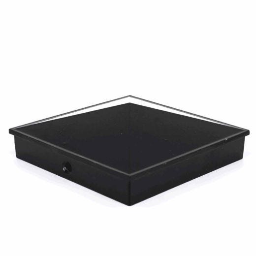 Capuchon de Poteau Aluminium 3.5" Noir