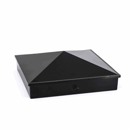 Capuchon de poteau aluminium 5,5" noir