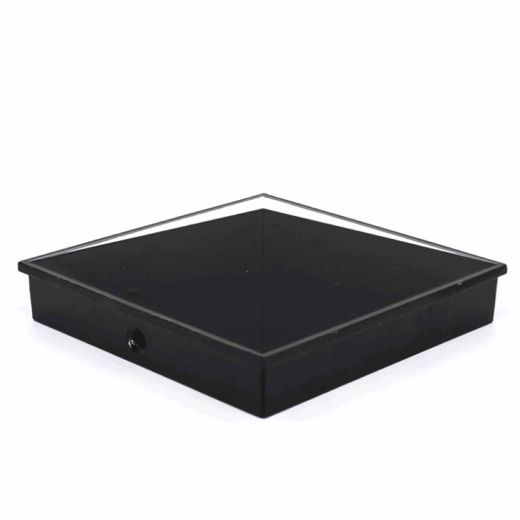 Capuchon de poteau aluminium 5,5" noir