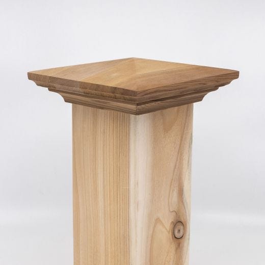 Capuchon de poteau cèdre 5,5"