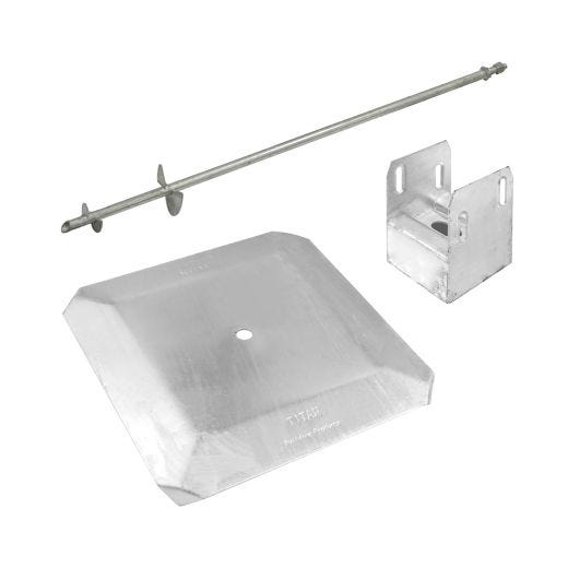 Ancrage de pied de terrasse 4x4 48"