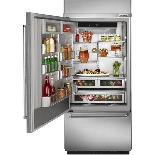 36" 20.9 Cu.Ft. Built-In Bottom Freezer Refrigerator