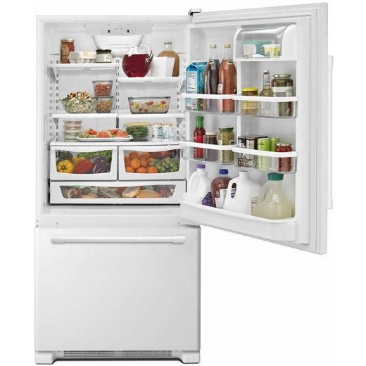 30" Bottom Freezer Refrigerator With Freezer Drawer