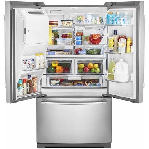 Réfrigérateur 36" 27 pi³ portes françaises
