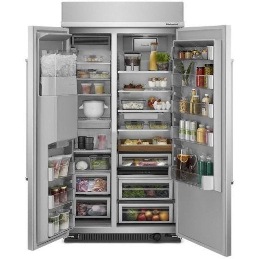 Réfrigérateur Encastré Côte à Côte 42" 25.1 pi³