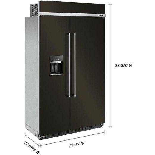 Réfrigérateur Encastré 48" 29.4 pi³ Côte à Côte