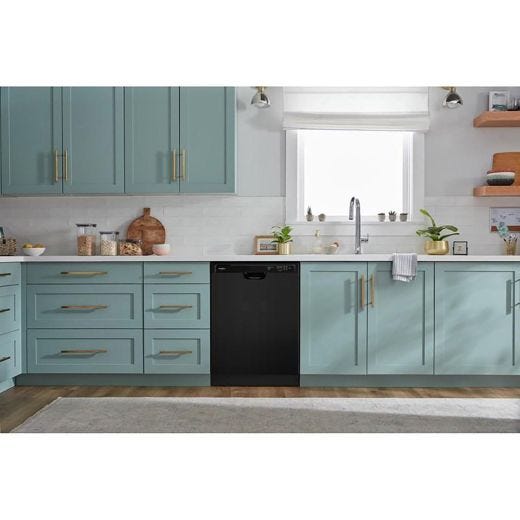 24" Black Built-In Dishwasher With Triple Filtration