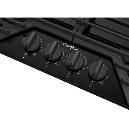 30"Built-In Gas Cooktop - Ez-2-Lift Hinged Cast-Iron Grates