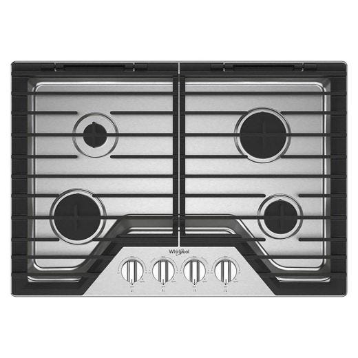 30"Built-In Gas Cooktop - Ez-2-Lift Hinged Cast-Iron Grates