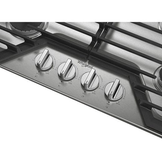 30"Built-In Gas Cooktop - Ez-2-Lift Hinged Cast-Iron Grates
