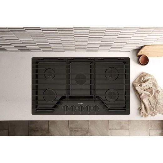 36"Built-In Gas Cooktop - Ez-2-Lift Hinged Cast-Iron Grates