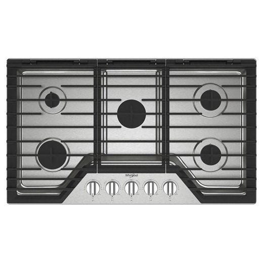 36"Built-In Gas Cooktop - Ez-2-Lift Hinged Cast-Iron Grates