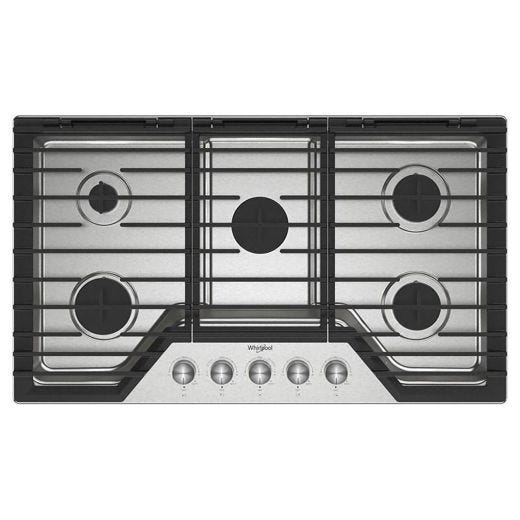 36"Built-In Gas Cooktop - Ez-2-Lift Hinged Cast-Iron Grates