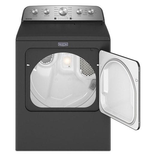 7.0 Cu.Ft. Top Load Gas Dryer With Steam - Volcano Black