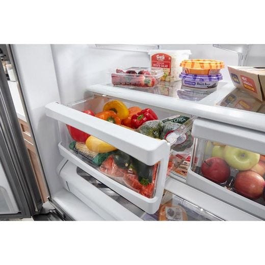 Réfrigérateur 36" 25 pi³ 3 Portes Françaises