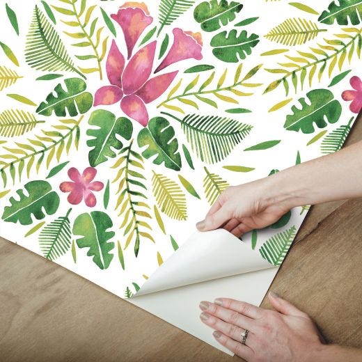 Tropic Green Nuwallpaper Peel And Stick