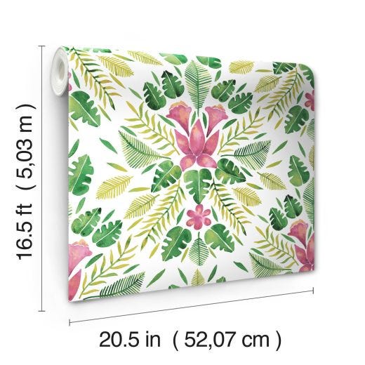 Tropic Green Nuwallpaper Peel And Stick