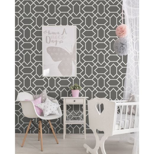 Gravure Geometric Step Nuwallpaper Peel And Stick