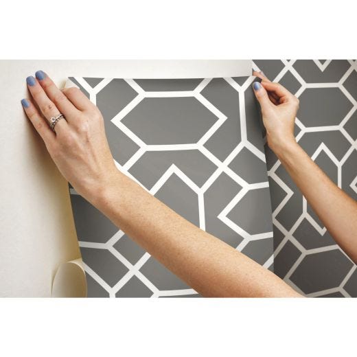 Gravure Geometric Step Nuwallpaper Peel And Stick