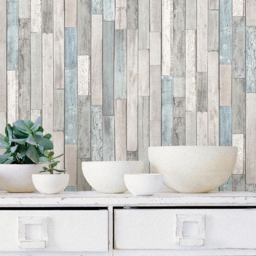 Weathered Plank Shore Nuwallpaper Peel And Stick