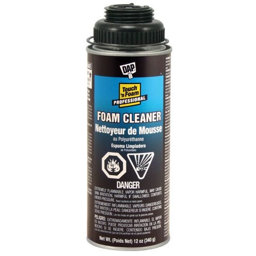 Nettoyant mousse et pistolet professionnel DAP 12oz