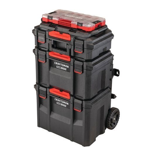 22" Tradestack Rolling Tower Storage Stack & Suitcase
