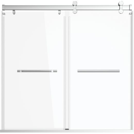 Exploria 51" to 56" Sliding Tub Door Chrome
