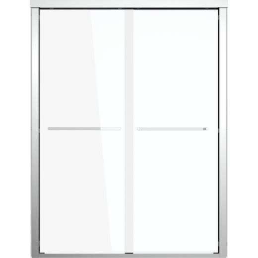 Maynor 52"-56" x 73" Framed Bypass Shower Door  Chrome