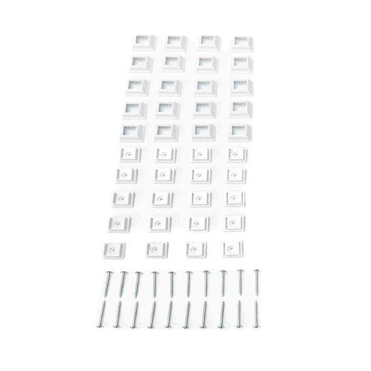 Snap n Lock Connectors Square- 20/Pack