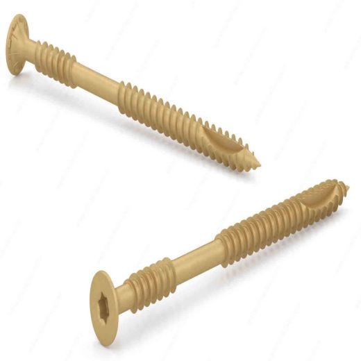 9 x 2-1/2 Pwr Evo Double Thread Screw Tan-45/Pack