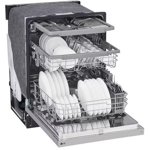 Lave-vaisselle encastré LG 24" 50dB avec troisième panier