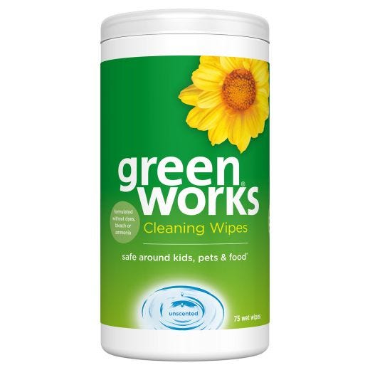 Green Works Cleaning Wipes Unscented-75 Count