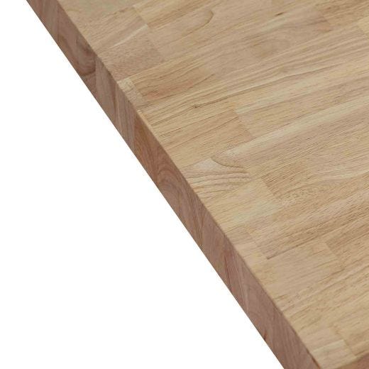 25.5" x 72" Hevea Wood Countertop