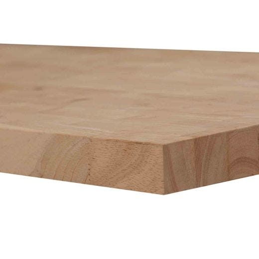 39" x 74" Hevea Wood Countertop