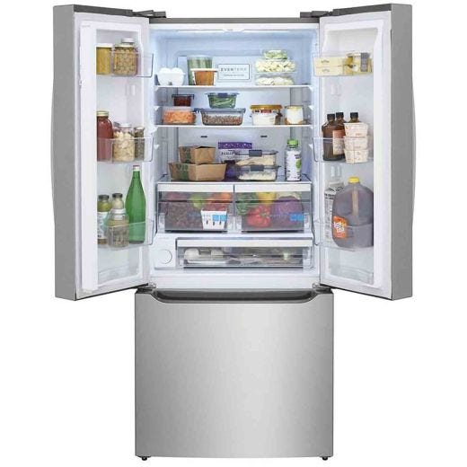 30" 20.0 cu. ft. French 3-Door Refrigerator